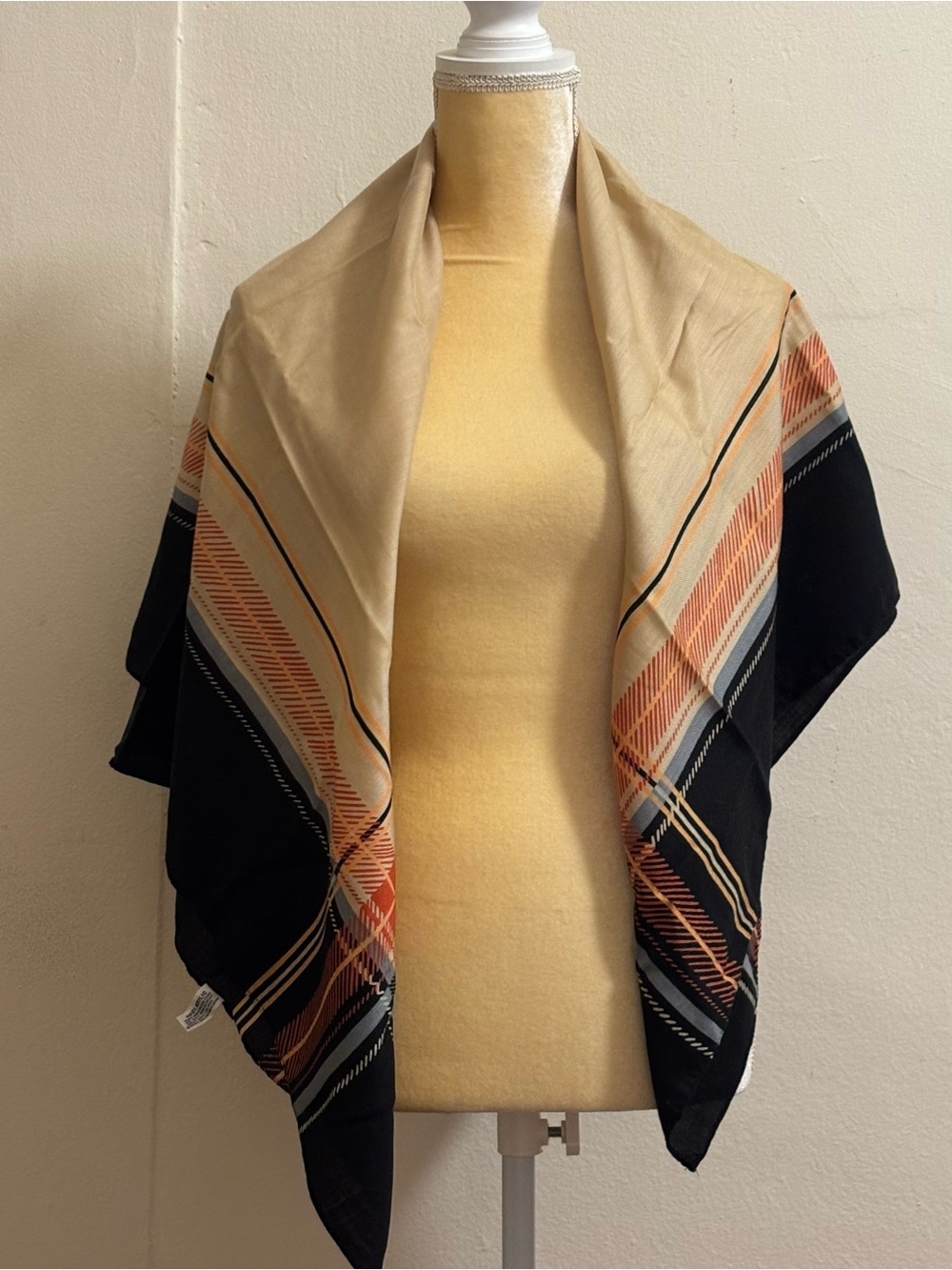 Totes Rain Shawl Water Repellent Large Autumn Colors